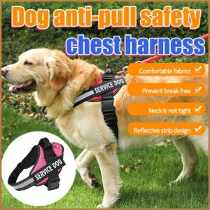 Pet Leash Comfort Pet Vests Safety Sturdy Nylon Buckle Anti-impact Outdoor Sports Sturdy