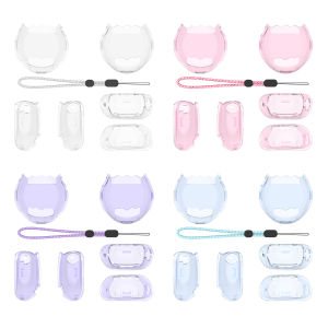 Celecti ฝาครอบป้องกันเปลือกแข็งพร้อมสายคล้องป้องกันการขีดข่วนพีซีเคสแบบแข็งอุปกรณ์เสริมเปลือกแข็งสำหรับ Tamagotchi