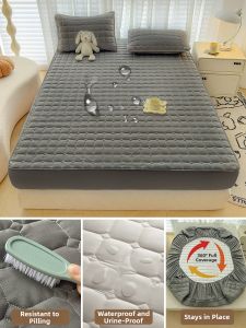 MENGWEIJUE | Waterproof & Anti-pee Quilted Mattress Protector Four Seasons