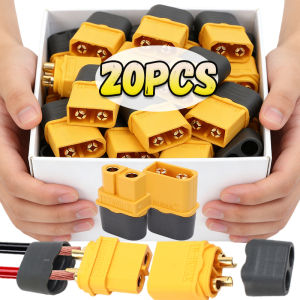 XT60H Plugs Connector Adapter XT60 Female Male Plug with Sheathfor XT60 Bullet Wire Cable Charger Connectors for RC Lipo Battery