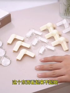 พร้อมส่งจากไทย ยางกันกระแทกมุม แพ็ค 4ชิ้น ซิลิโคนใสกันกระแทก ติดมุมโต๊ะ ตู้เตียง ป้องกันการเดินชน ฝาครอบมุมเฟอร์นิเจอร์