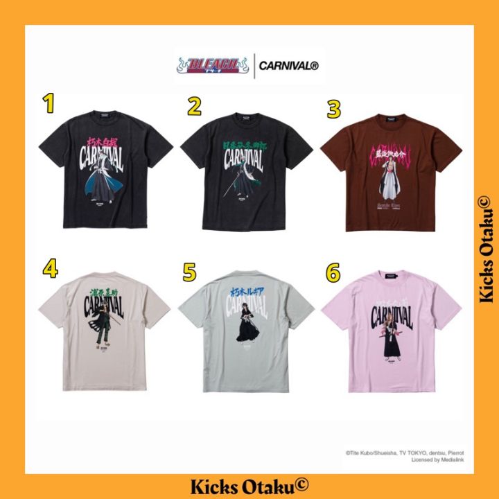 ของแท้] เสื้อยืด CARNIVAL® x Bleach Oversized T-Shirt | Lazada