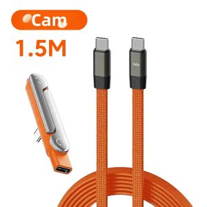 Cáp Sạc Nhanh 240W Type C To Type C Kèm Bộ Chuyển Đổi Giá Đỡ Hai Cổng USB C Dành Cho iPhone 15/16/17 Samsung Huawei Xiaomi