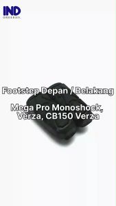 Footstep-Foot Step Belakang-Depan Mega Pro New Mono shock/CB150-Verza