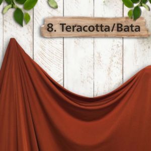 Kain Jersey Spandex Zoya Polos Eceran Meteran (Harga per 05m) Murah