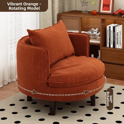 Rotatable Comfortable Sofa Chair for Small Spaces