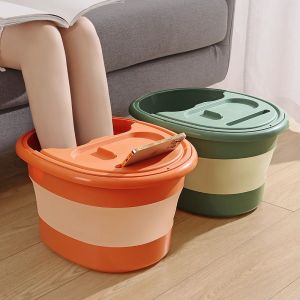 Folding Portable Foot Bath Basin Insulation Massage