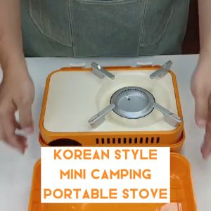 [READY STOCK] Korean-style Mini Camping Portable Stove | Portable Gas Cooker with Spiral Flame