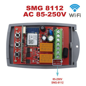 Tuya WIFI Smart Receiver 433MHz Universal  Fixed Rolling Code For DOORHAN TRANSMITTER 2 PRO 4 PRO Gate Remote Control