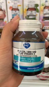 Hi-Plus - Fish Oil Plus vitamin E ไฮ- พลัส น้ำมันปลาผสมวิตามินอี 30 Capsule (บำรุงข้อต่างๆ บำรุงร่างกาย)