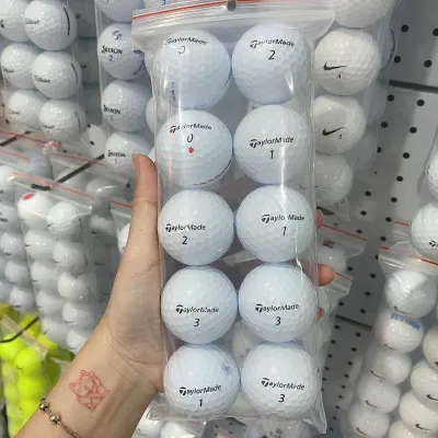 Bóng golf Taylormade chính hãng độ mới 90-99% (combo 10 quả)