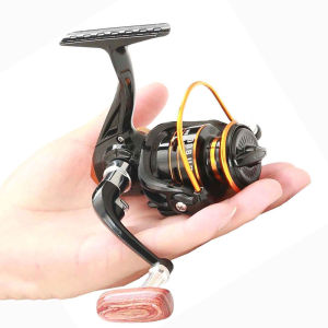 Mini Spinning Fishing Reel 6KG Max Drag Power Metal Coil for Winter Ice Lure Saltwater Freshwater Small Outdoor Fishing Wheel