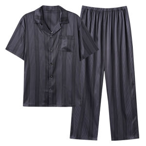 Bộ đồ ngủ MiiOW Catman cho nam làm bằng cotton tay ngắn thoáng khí thoải mái