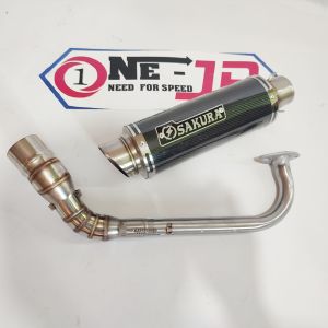 Knalpot Sakura Racing Nmax old Aerox New Mio Sporty Lexi Xride Beat Pcx 150 lokal Vario 125 Scoopy Genio Dll