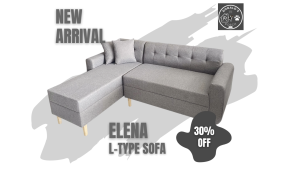 ELENA LSHAPE SOFA FOR LIVING ROOM - DONALDS PORCH
