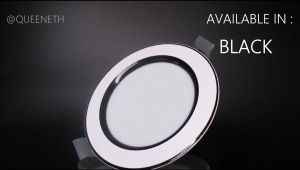 Spot Lights Recessed 5w LED Downlight AC220V Tri color LED Ceiling Pin Panel Lamp light LED Cob Downlight Energy saver