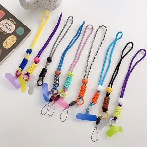 Mobile Phone Lanyard Anti-Lost Rope Bold All-Match Short Style Universal Ring Chain Shock-Resistant Anti