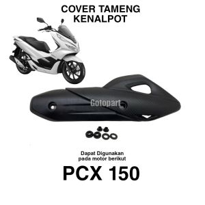 cover tameng kenalpot PCX 150 LOKAL pelindung tutup knalpot