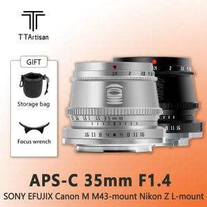 TTArtisan 35mm F1.4 Camera Fixed Focus Lens For Sony E-mount Canon M43 Fuji X