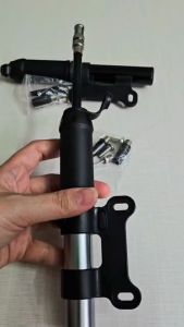 Bơm xe đạp mini di động gắn khung xe vỏ nhôm 120 Psi kèm phụ kiện - KAVISOTA