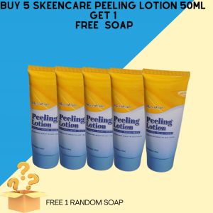 Buy 5pcs  Peeling Lotion Get 1 Free Soap