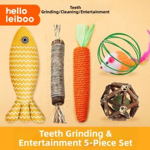 HELLOLEIBOO | Self-Entertainment Cat Toy Stick for Kittens