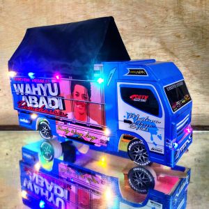 PROMO MINIATUR TRUK OLENG WAHYU ABADI TERMURAH FULL LAMPU DAN TERPAL M