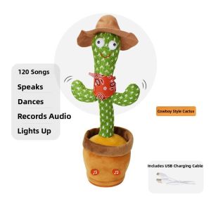 JIFANPAUL | Talking Dancing Cactus Toy for Babies and Children