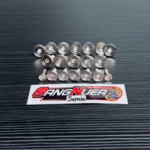 น็อตเฟรม น็อตชุดสีบูทจี้ลาย Sonic โซนิค เลสแท้ 19ตัว