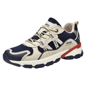 จี๊ป | รองเท้าเดินป่า Jeep สำหรับผู้ชาย น้ำหนักเบา ระบายอากาศได้ดี ทนทานต่อการลื่นไหล รองเท้าลำลองสำหรับฤดูร้อน รองเท้าเดินเล่นกลางแจ้ง