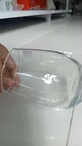 DELI Glass Egg Cup Glass Water Cup Breakfast Cup Juice Drink Cup Wine Glass (1PC/6PCS) CB ES7063❣️