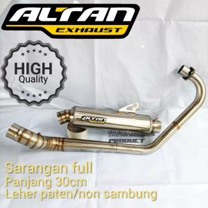 knalpot altan bulat jenong stenlis suara ulem pnp cb/gl/mp/Tiger inlet 50 mm terlaris bisa cod