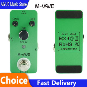 M-VAVE | M-VAVE Classic DELAY Classic Delay Guitar Single Block Effect Device Zinc Alloy Shell True Bypass Guitar Pedal Guitar Partss