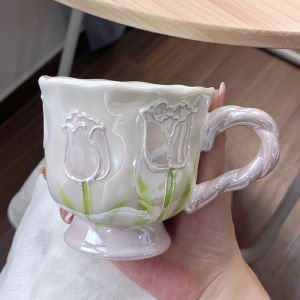 LUXIAOSHI | Tulip-Shaped Ceramic Mug