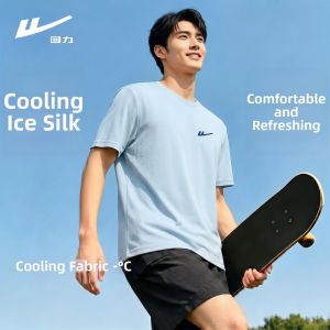 Warrior | Icy Silk Mens Quick Dry Loose Short Sleeve T-Shirt Navy