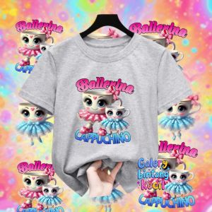 kaos anak-anak ballerina kaoa anak anomali