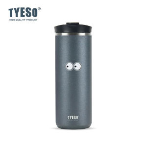 TYESO | Tyeso 750ml Vacuum Flasks Mug French Press Stainless Steel Cold Brew with Eye Stick Tea Infuser Double-Wall Insulated Thermoses