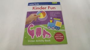Whiz Kids Kinder Fun Learning Activity Book With Stickers & Colourful Pages For Kids