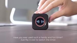 Rotary Timer Smart Silent Visual Kitchen Timer Tomato Digital Timer for Kids and Adults Optional Study Timer Pomodoro Gadget