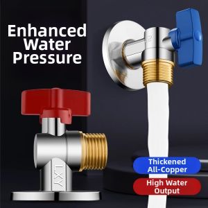 HUAZINIAO | High Flow All Copper Hot & Cold Water Ball Valve
