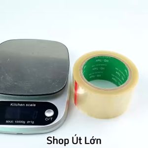 1 Cuộn Băng keo trong rộng 6cm 100yard nặng 200gram lõi giấy 3mm