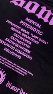 Mental Psycho Hoodie Croop EGTN: Pakaian Casual Unisex