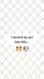 MeowTime Personalised - Custom Pet Portrait Luggage Tag PU leather with full-colour printing on 2 sides gifts for pet lovers christmas birthday