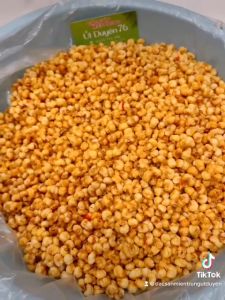 Bắp Rang Giòn Mắm ớt Bắp rang cay mặn Siêu ngon Bịch 500gr - Đặc sản Miền Trung Út Duyên