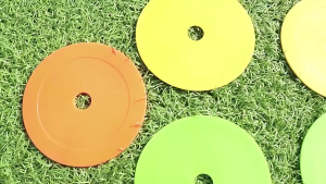 15cm Soccer Spot Marker Disc With Holes Landmark Pad Football Basketball Training Aids Sports