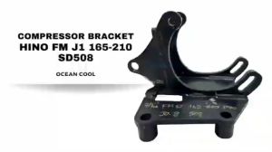 ขาคอมเพรสเซอร์ ฮีโน่ FM 1J 165-210 แรง ซันเด้น 508 แบบสไลด์ AS0108 COMPRESSOR BRACKET HINO FM4J1J3JJO8 SANDEN 508 ขาคอมแอร์
