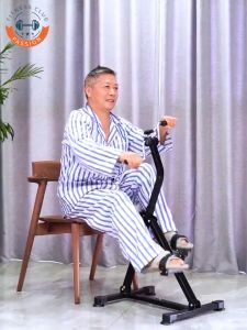 LCD Rehabilitation Bicycle Foldable Elderly Portable Therapy Fitness Bike Indoor Arm＆Leg Exercise Basikal Urut 康复脚踏车