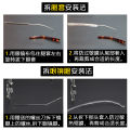 Glasses Temple Tips Allergic Film Non-Slip Heat Shrink Tubing Protective Anti-Wear Ear Booties Silicone Case Eye Mirror Leg Frame Support. 