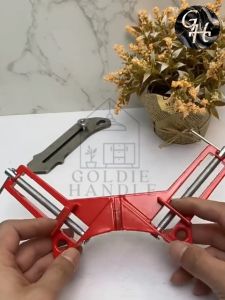 Sudut Siku Penjepit Mitre Right Angle 90 Derajat Aluminium Corner Clamp Klem