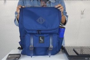 STRUGGLE BLACK |ManNeedMe x URBAN| Tas Ransel Pria Wanita Punggung Backpack